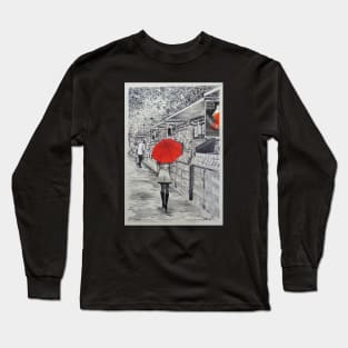 Booksellers along the Seine Long Sleeve T-Shirt